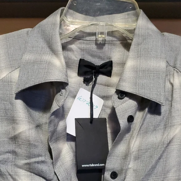 RtA Gray Blazer Sophisticated Suit Jacket